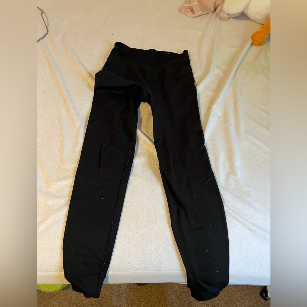 PINK Black Leggings